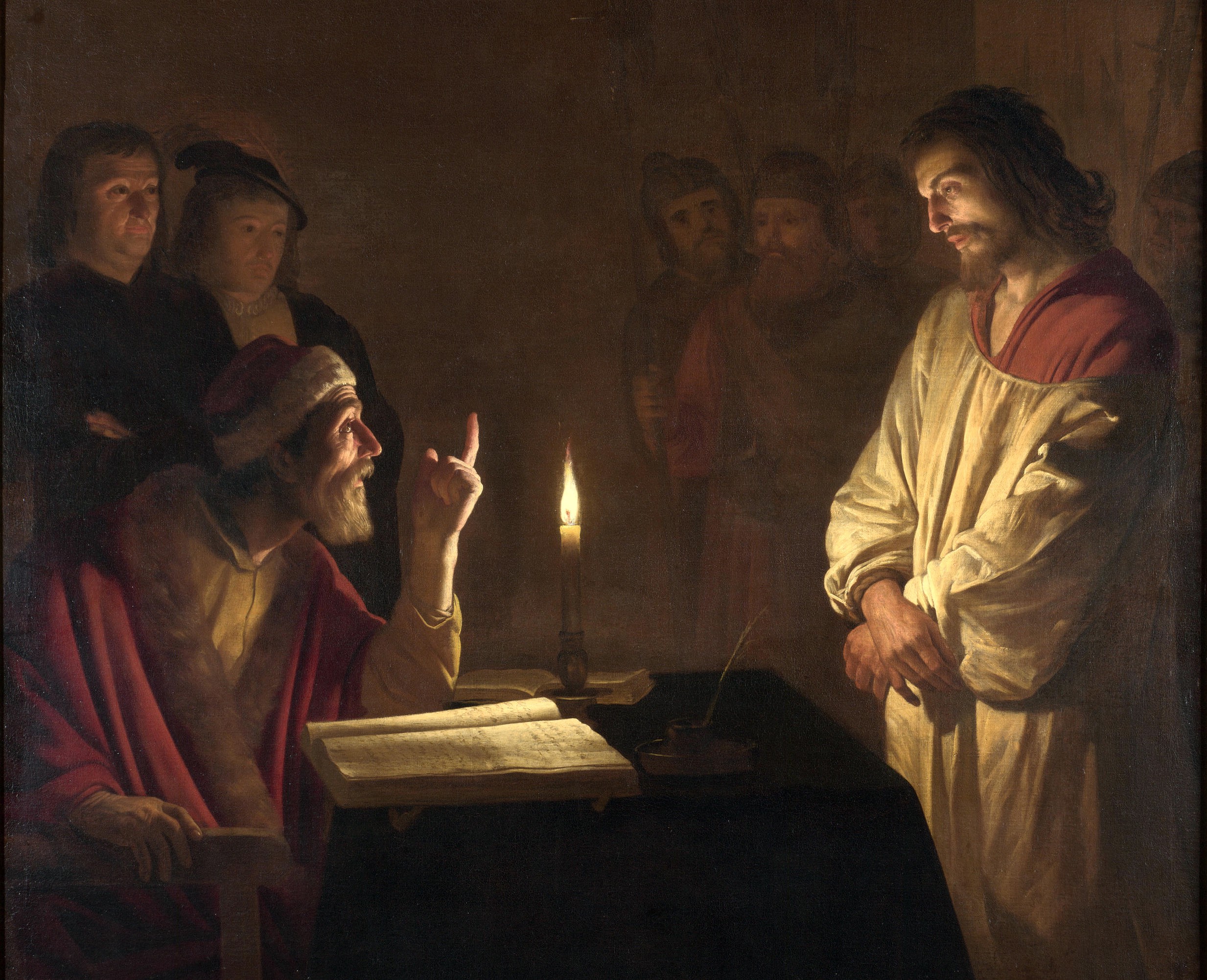 Gerard van Honthorst Christ before the High Priest 