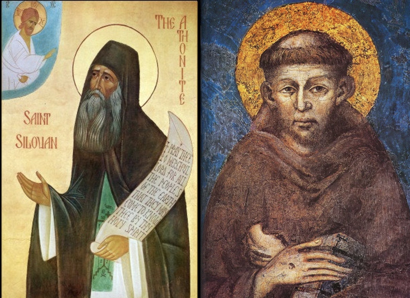 Deux témoins de la paix du Christ: François d’Assise et Silouane du mont Athos